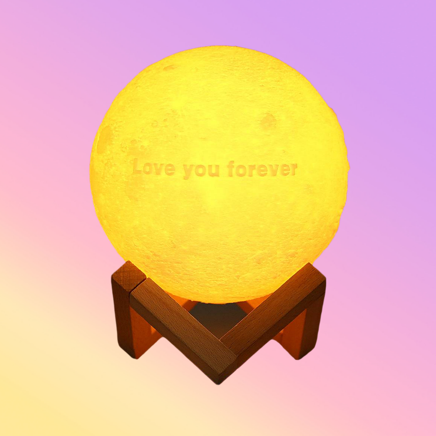 Personalized Text Moon Lamp