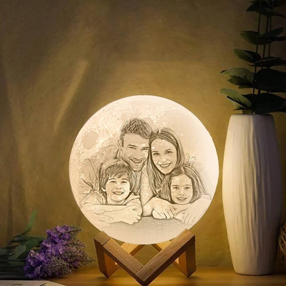 3D Photo Moon Lamp