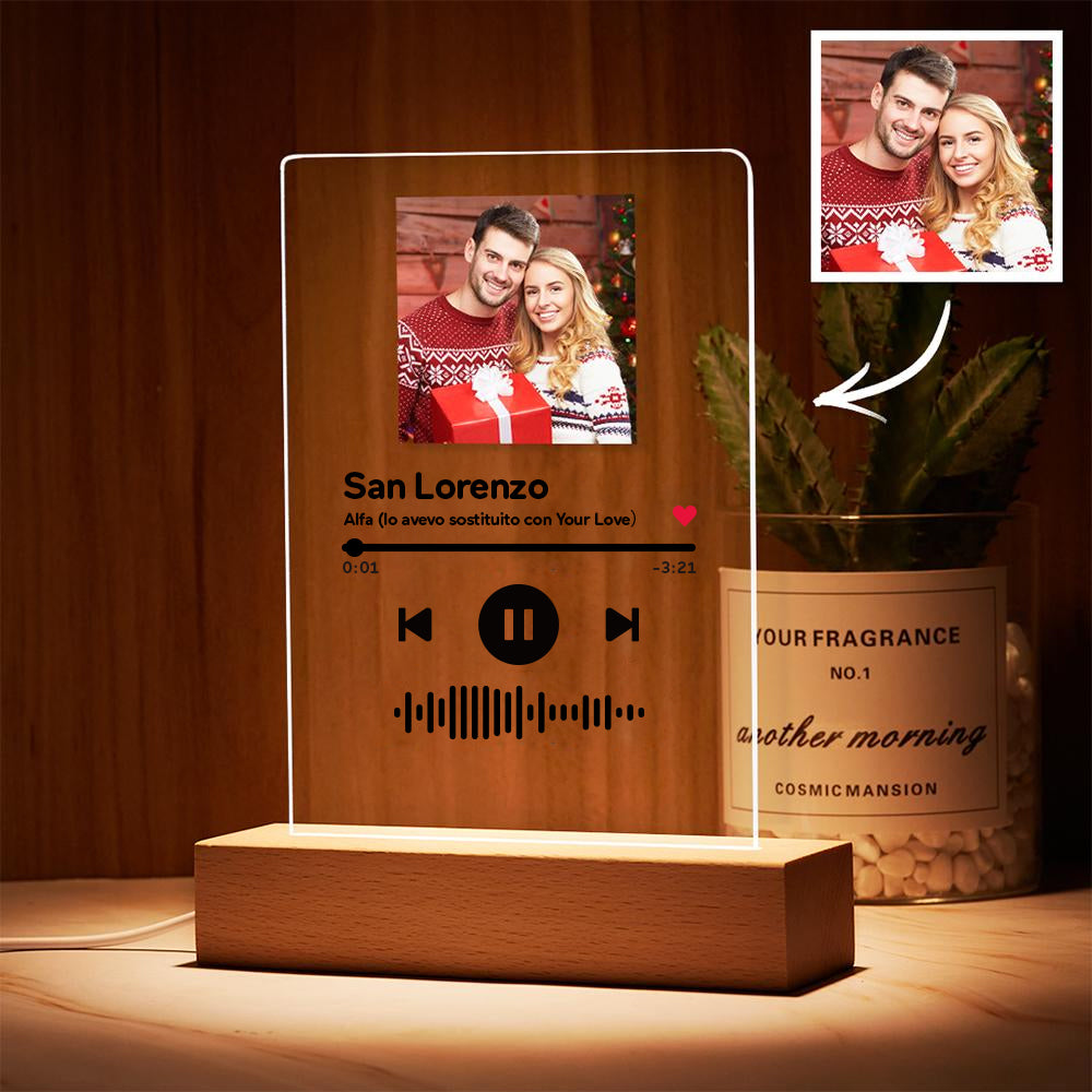 Scannable Music Code Night Light