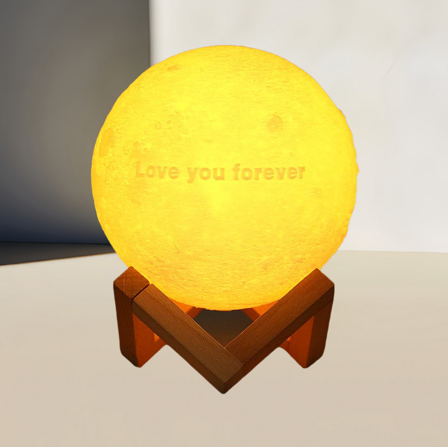 Personalized Text Moon Lamp