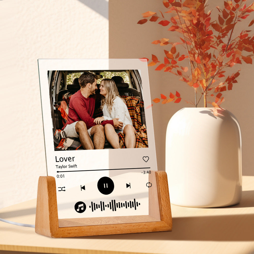 Music Code Photo Night Light