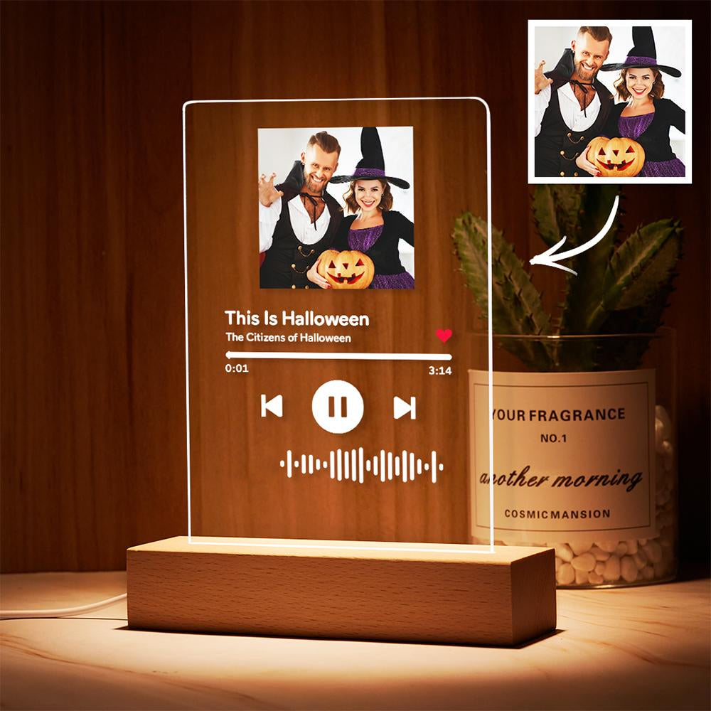Scannable Music Code Night Light