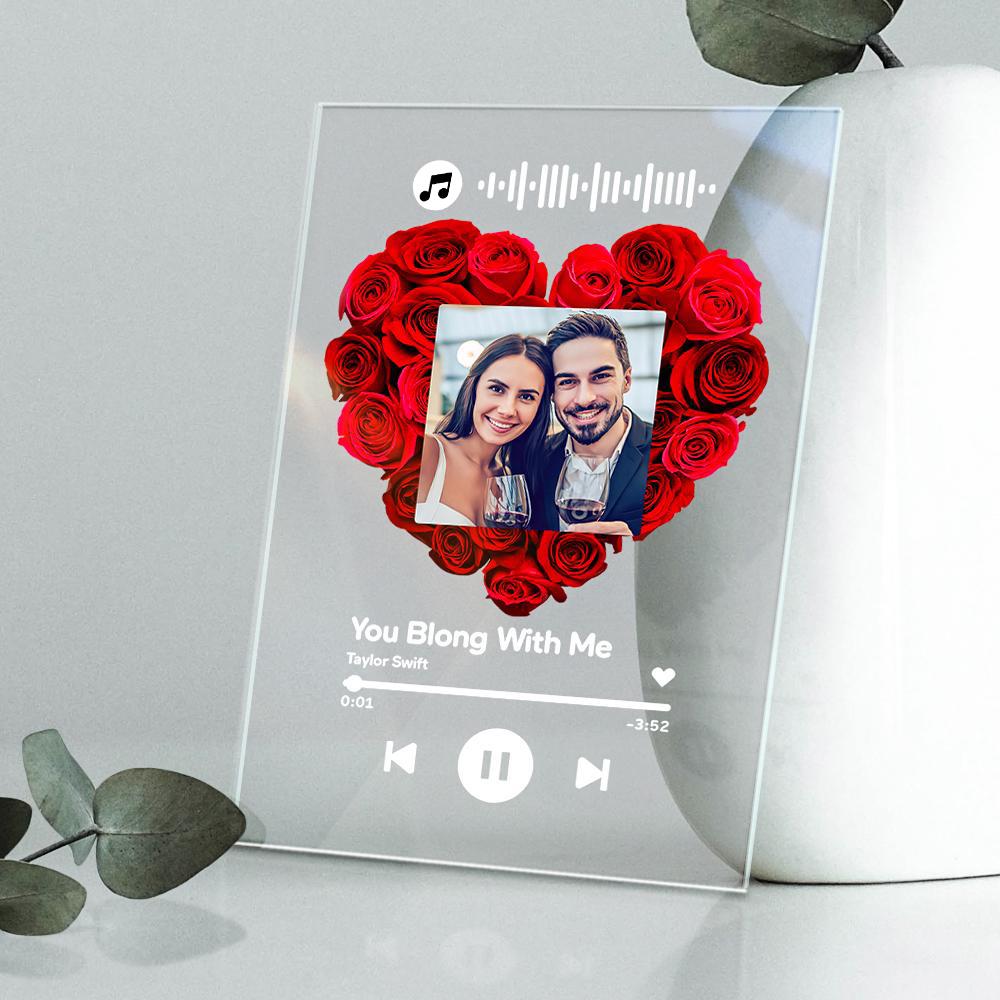 Personalized Rose Night Light