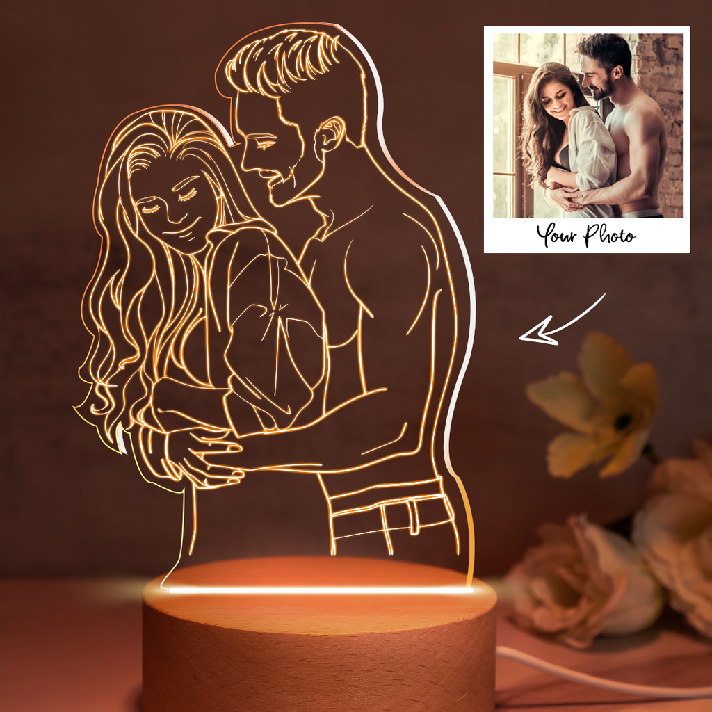 Anniversary 3D Photo Night Light