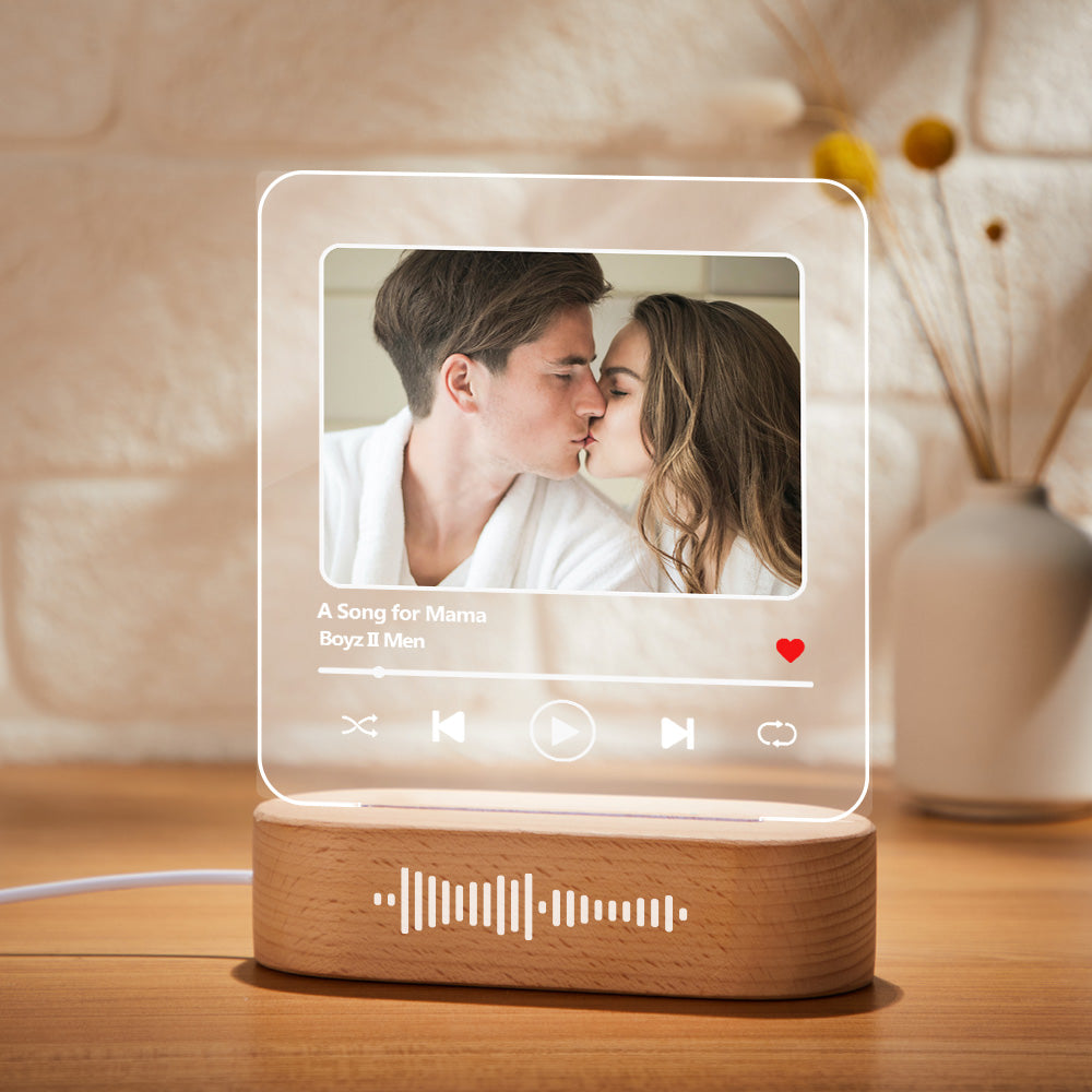 Scannable Code Keychain Night Light