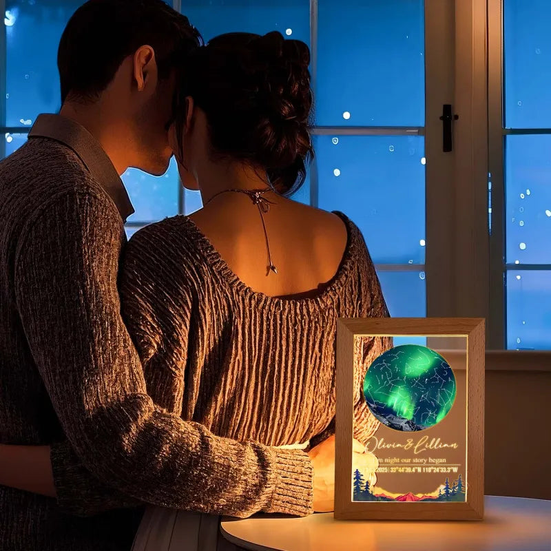 Personalized Star Map Night Light