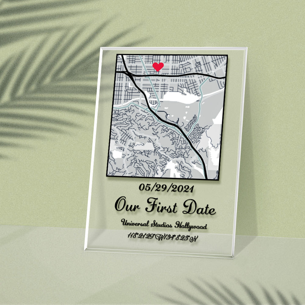 Personalized Map Night Light