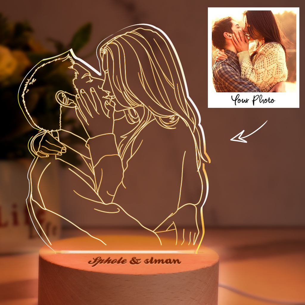 Anniversary 3D Photo Night Light