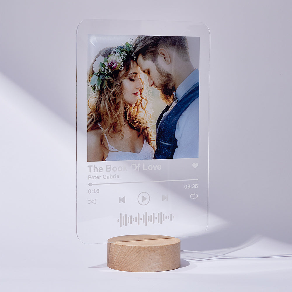 Scannable Album Code Night Light
