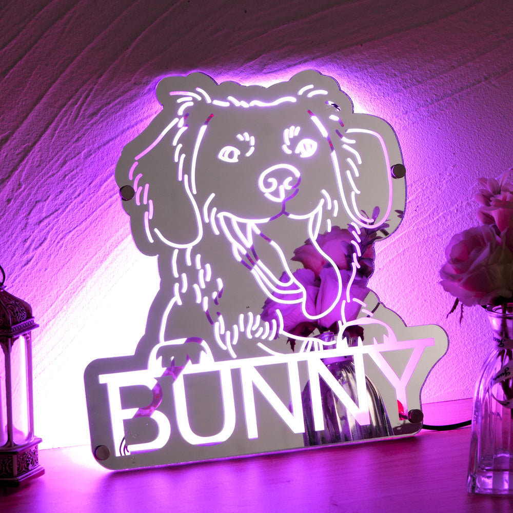 Pet Photo Mirror Light