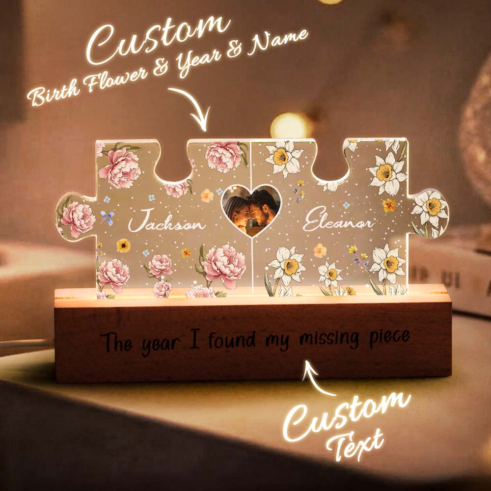 Couple Puzzle Night Light