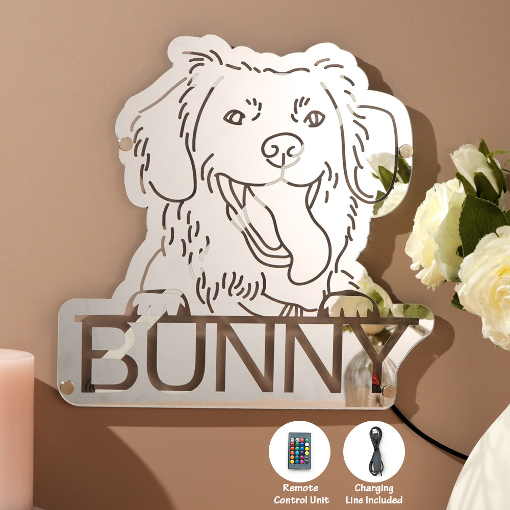 Pet Photo Mirror Light