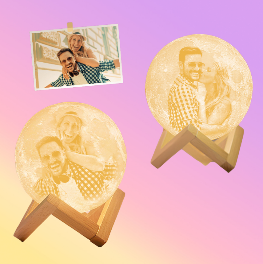 Personalized Photo Moon Lamp