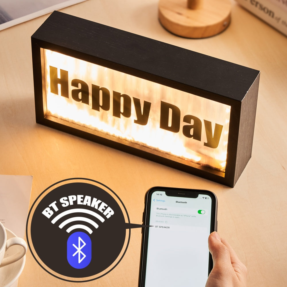 Personalized Bluetooth Speaker Lamp