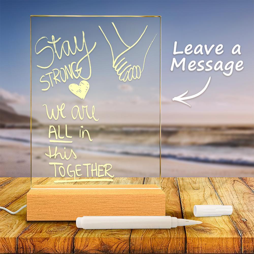 Handwriting Message Night Light