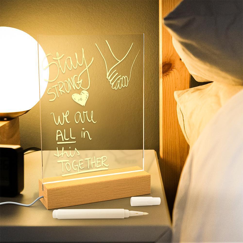 Handwriting Message Night Light