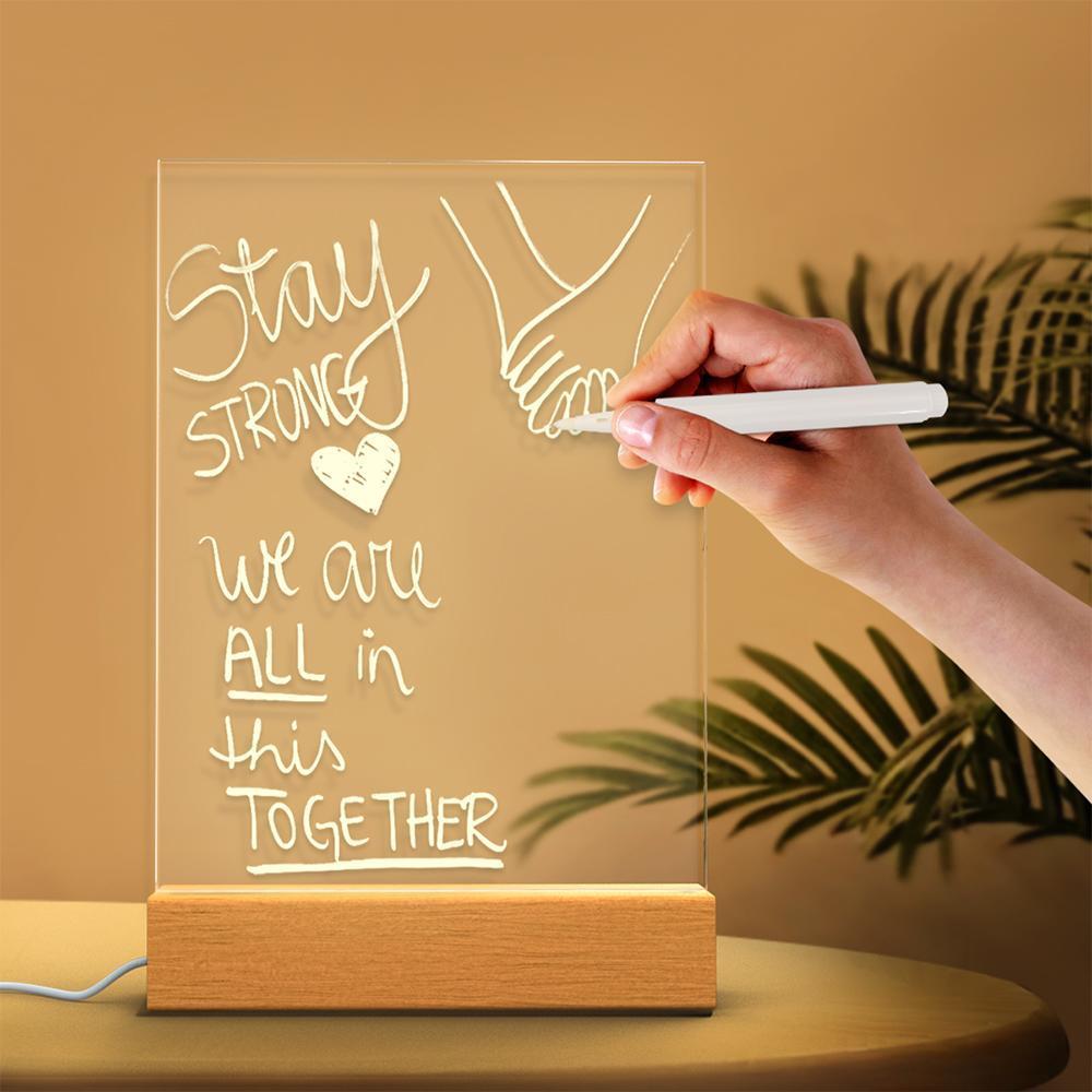 Handwriting Message Night Light