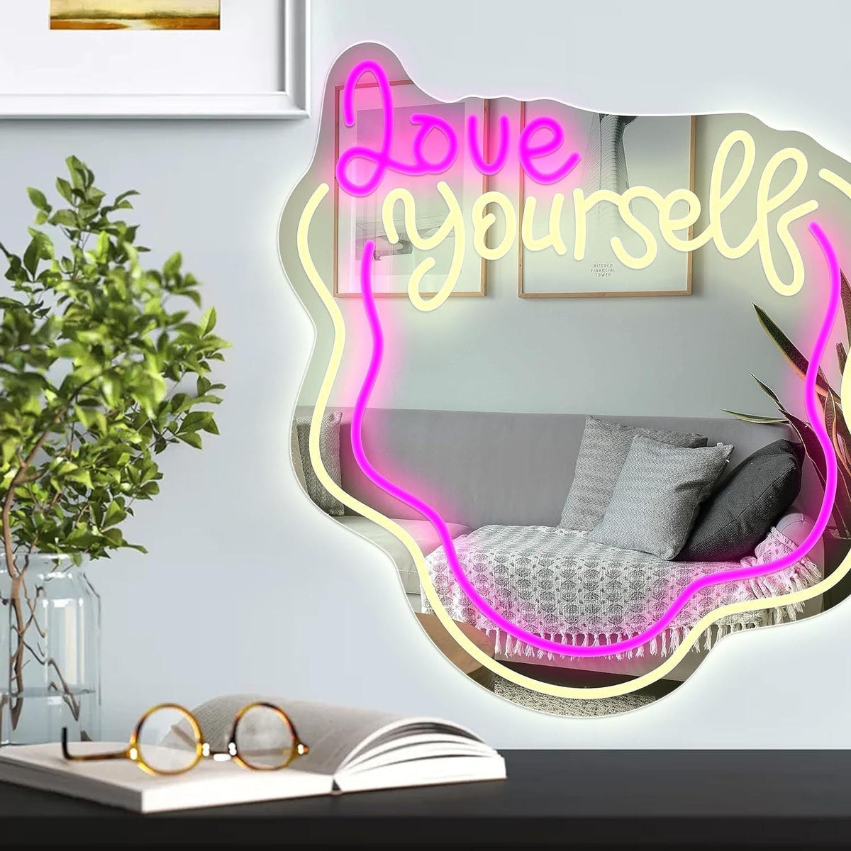 Love Yourself Mirror Light