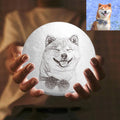 Pet Photo Moon Lamp