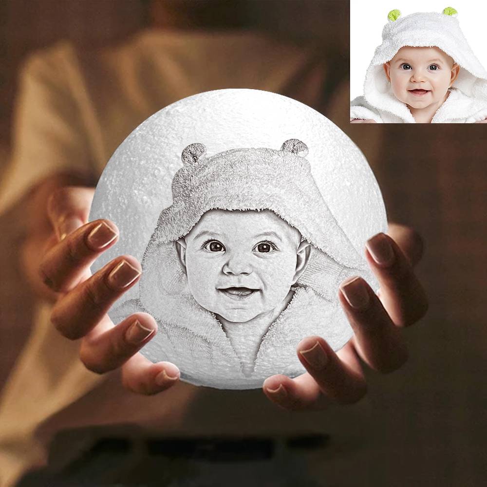 3D Photo Moon Lamp