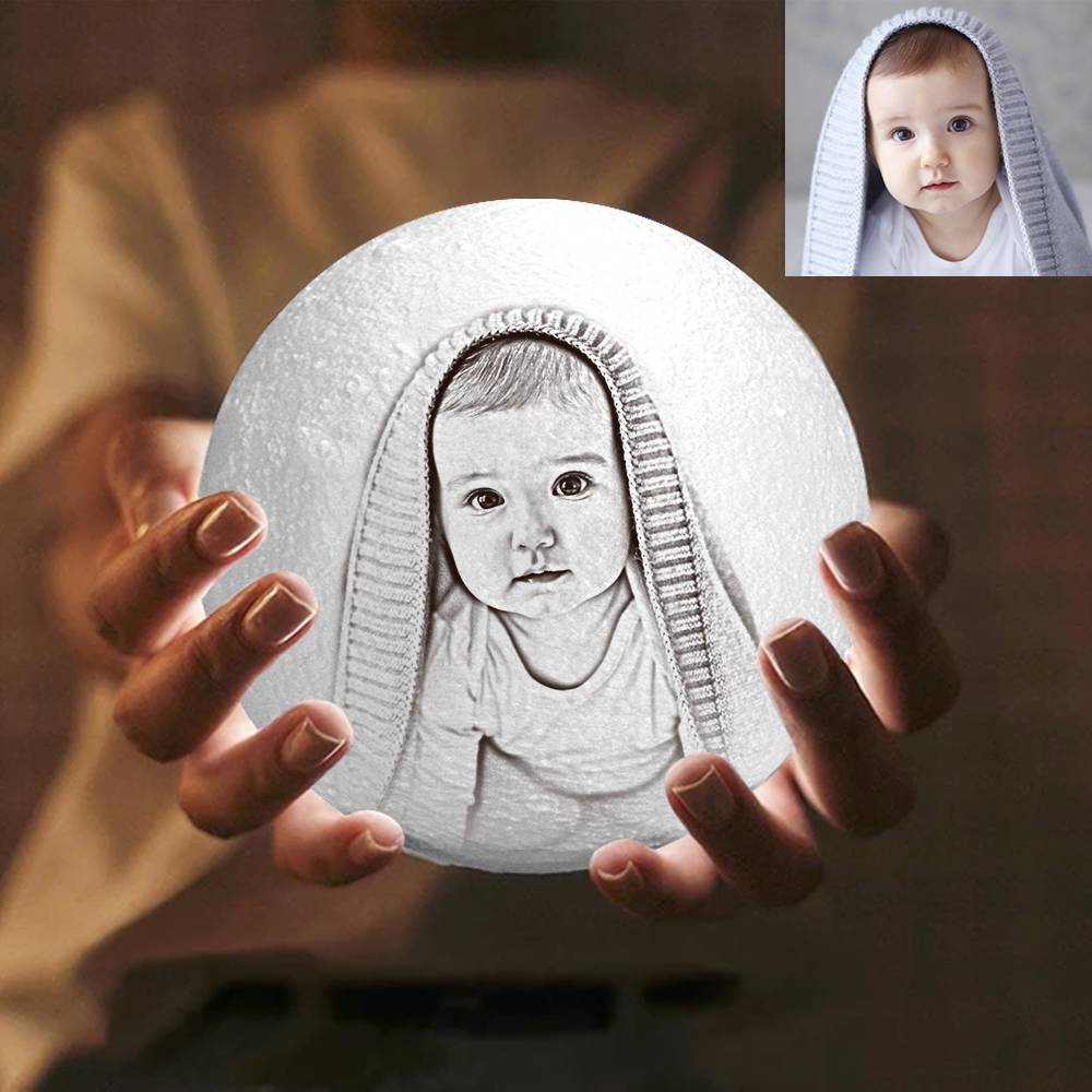 3D Photo Moon Lamp