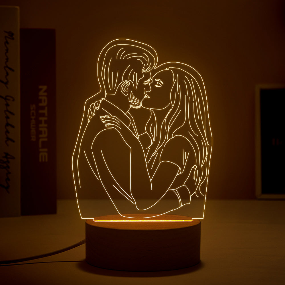 Anniversary 3D Photo Night Light
