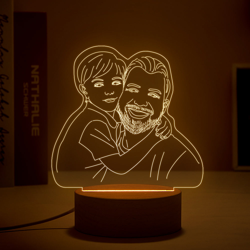 Anniversary 3D Photo Night Light