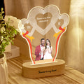 Three-Heart Photo Night Light