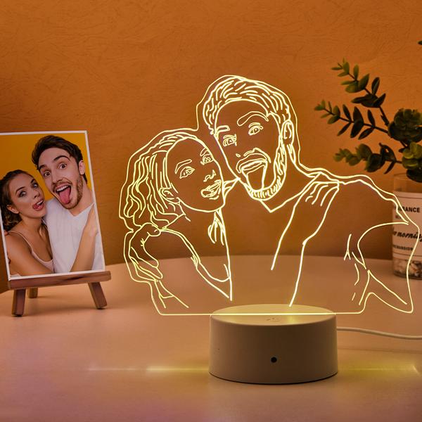 Anniversary 3D Photo Night Light