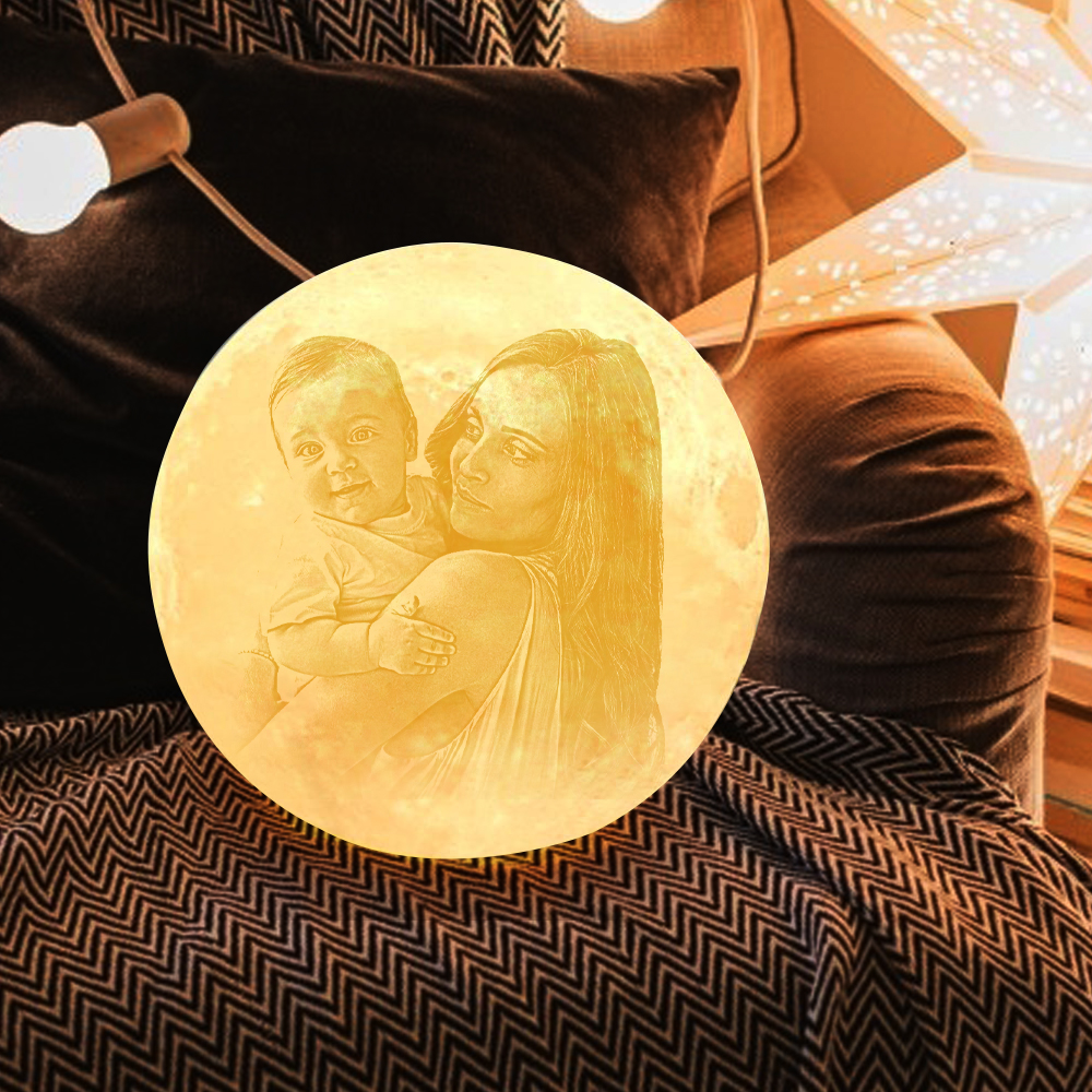 Personalized Photo Moon Lamp