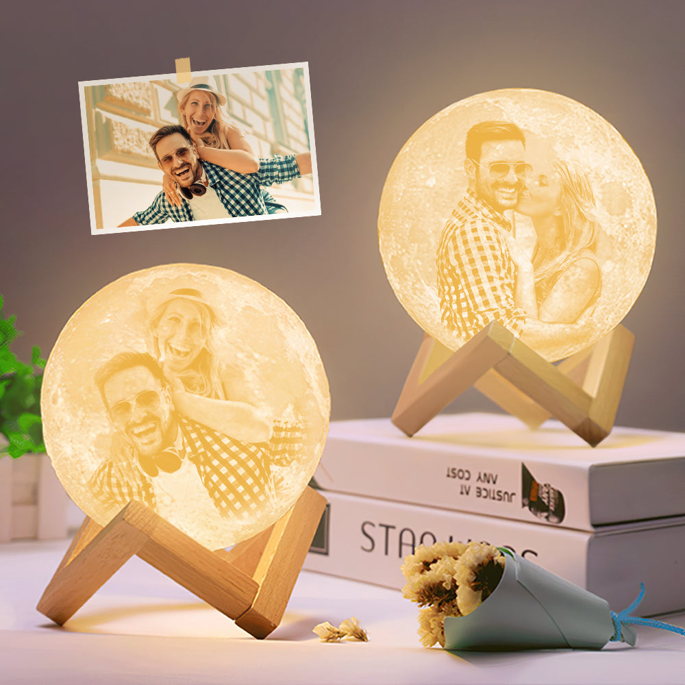 Personalized Photo Moon Lamp