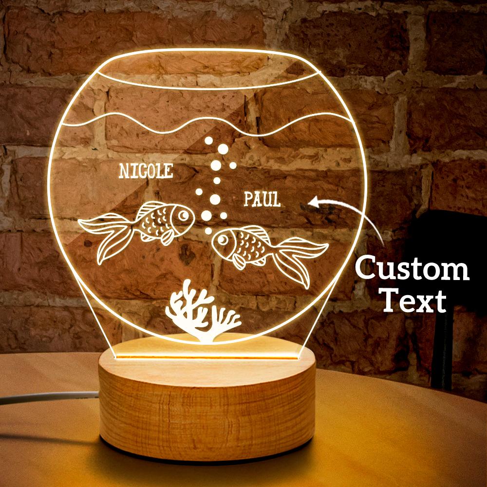 Personalized Fish Lamp