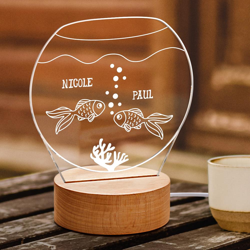 Personalized Fish Lamp