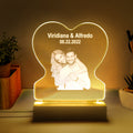 Photo Heart Night Light