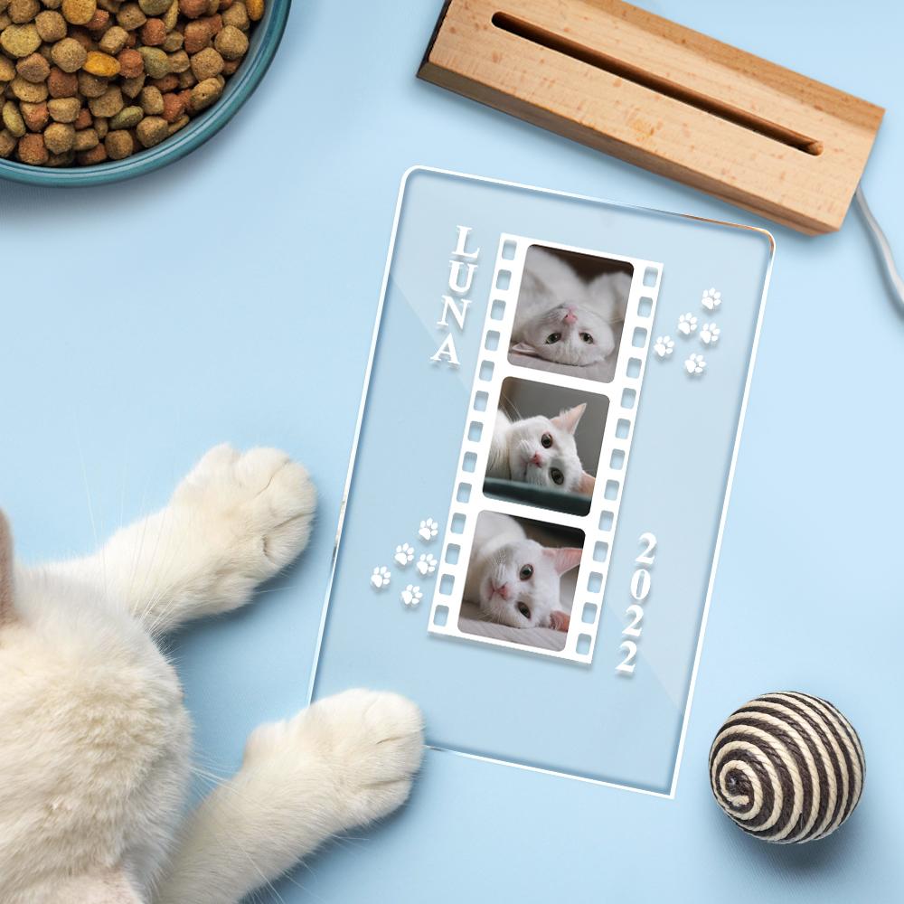 Personalized Cat Photo Lamp