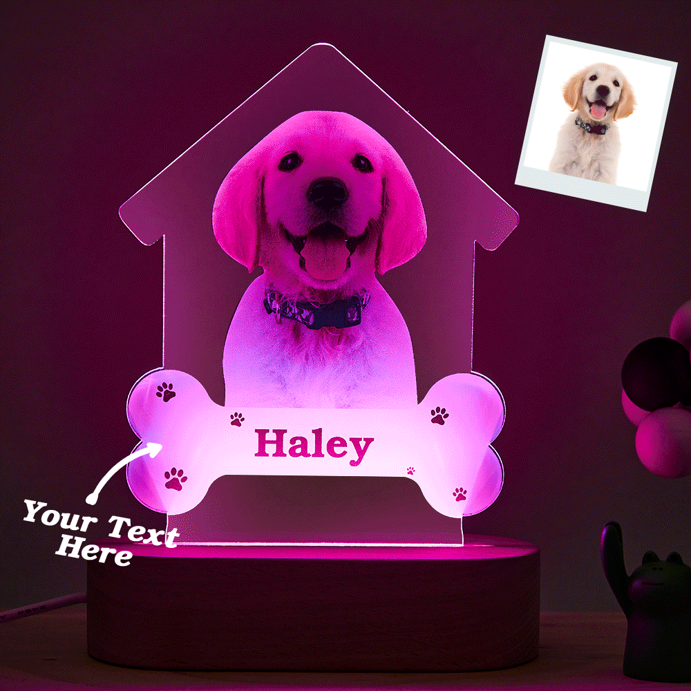 Engraved Puppy Night Light