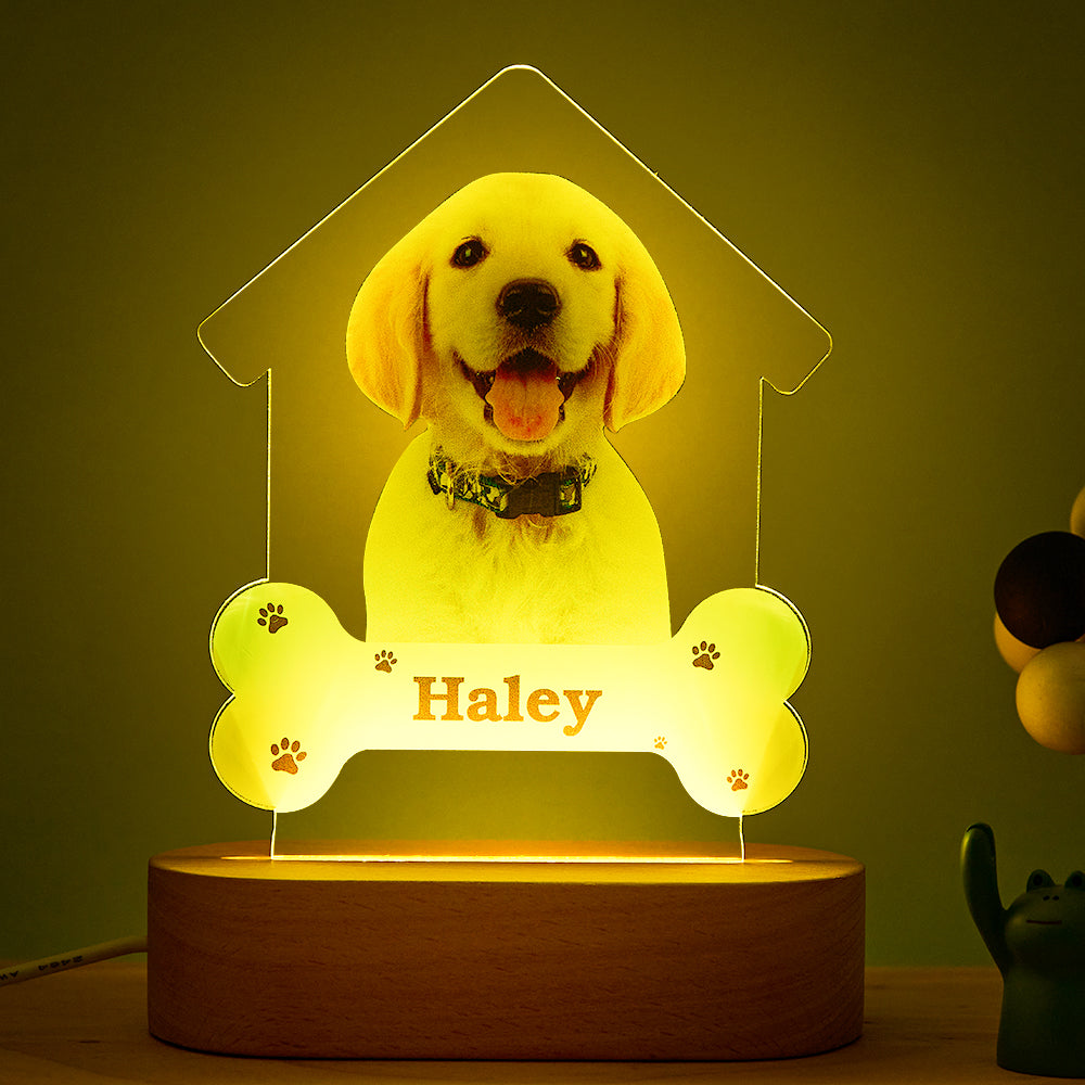 Engraved Puppy Night Light