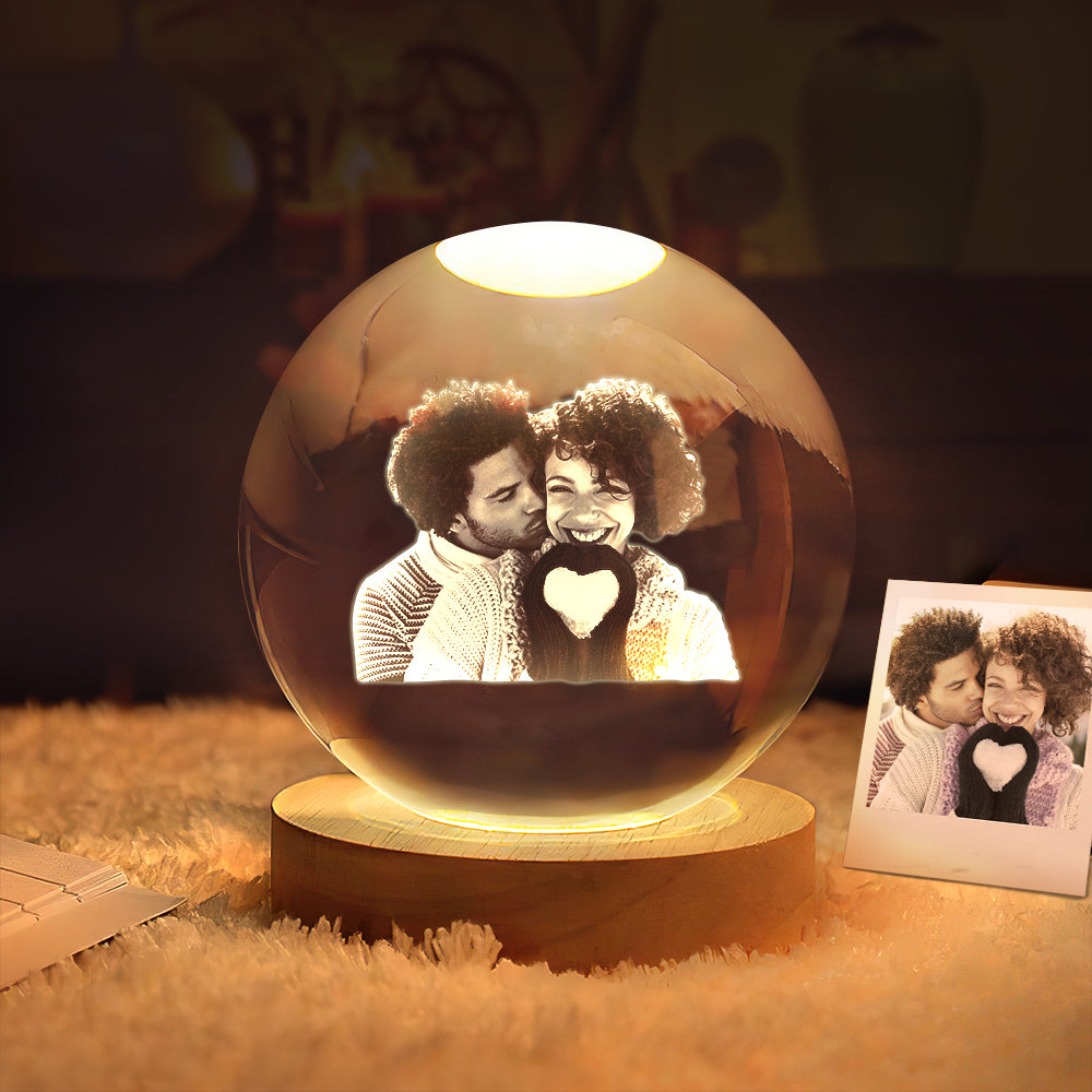 Photo Crystal Ball Night Light