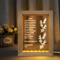 Handwritten Letter Wooden Frame Lamp