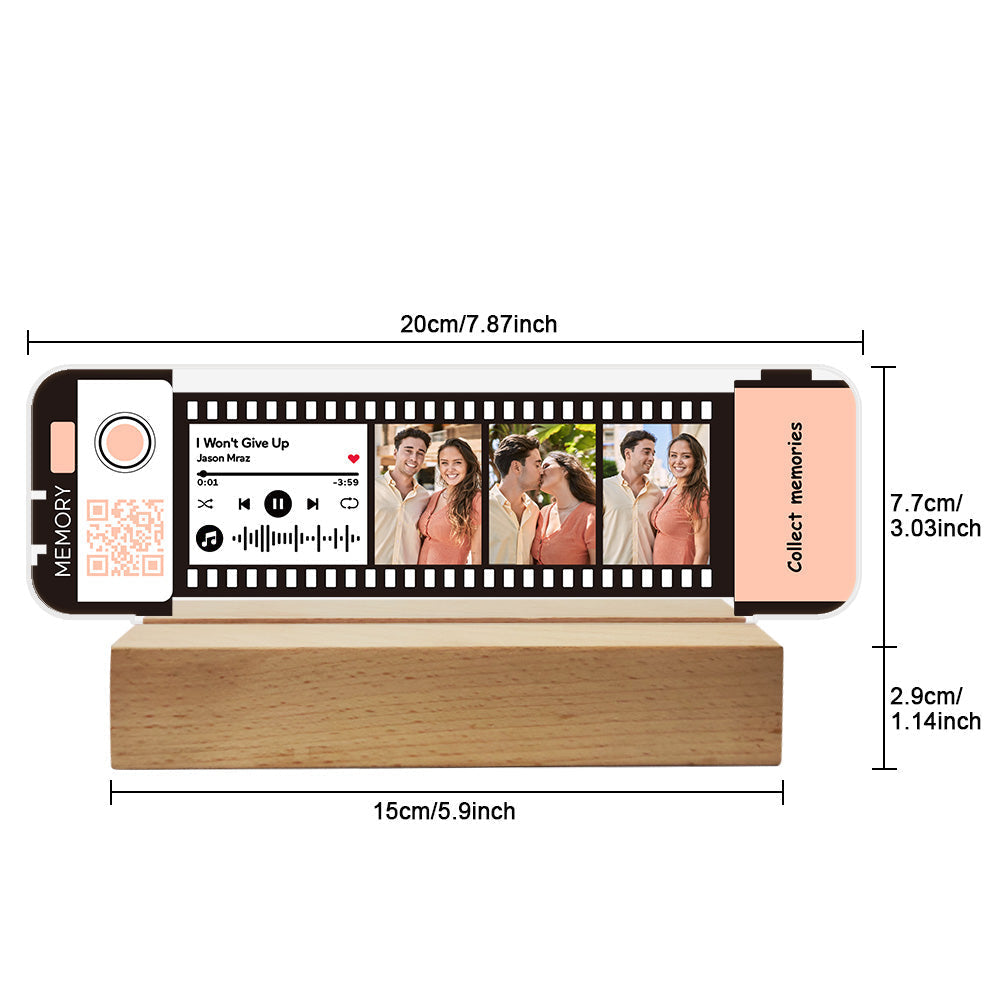 Music Code Filmstrip Night Light