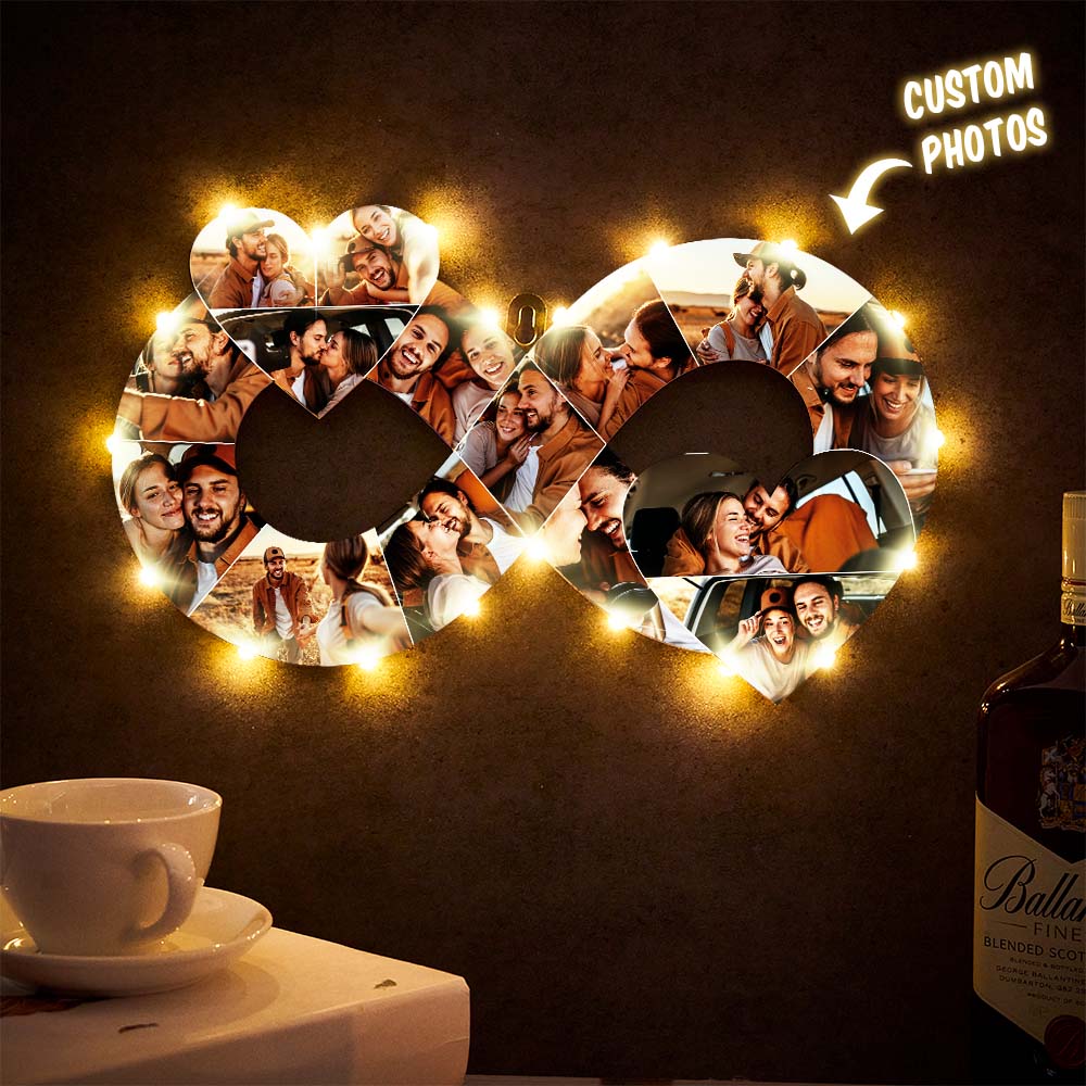 Infinity Love Photo Night Light