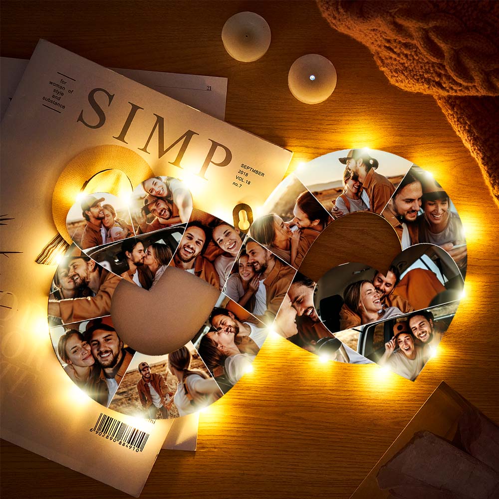 Infinity Love Photo Night Light