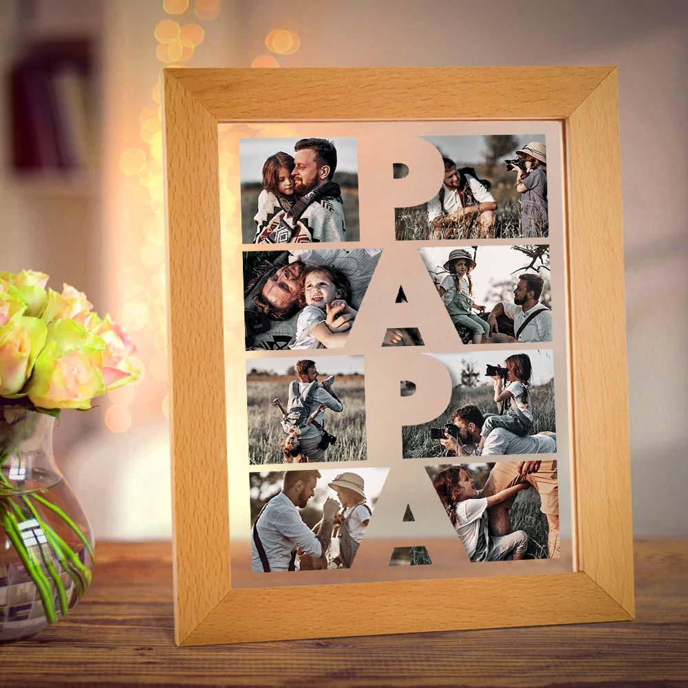 Father Photo Night Light