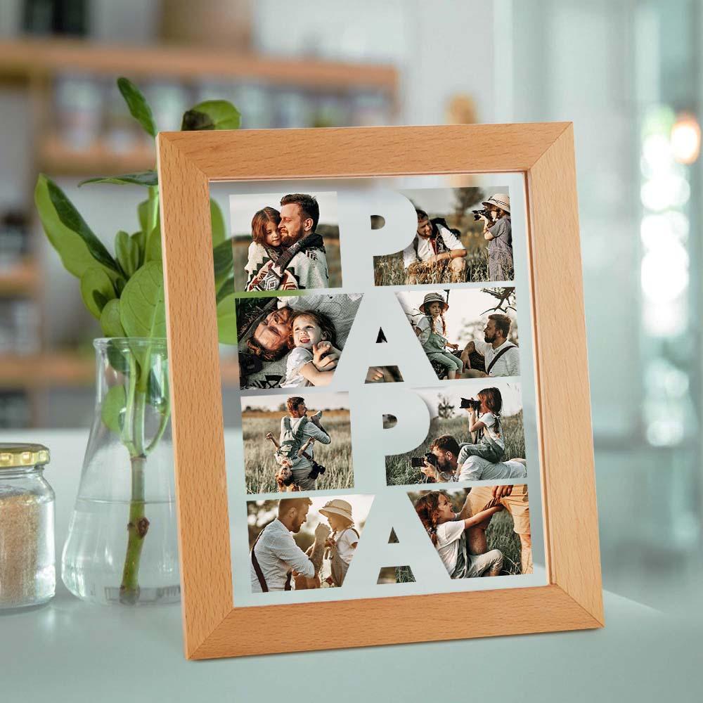 Father Photo Night Light