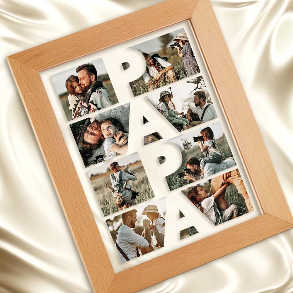 Father Photo Night Light