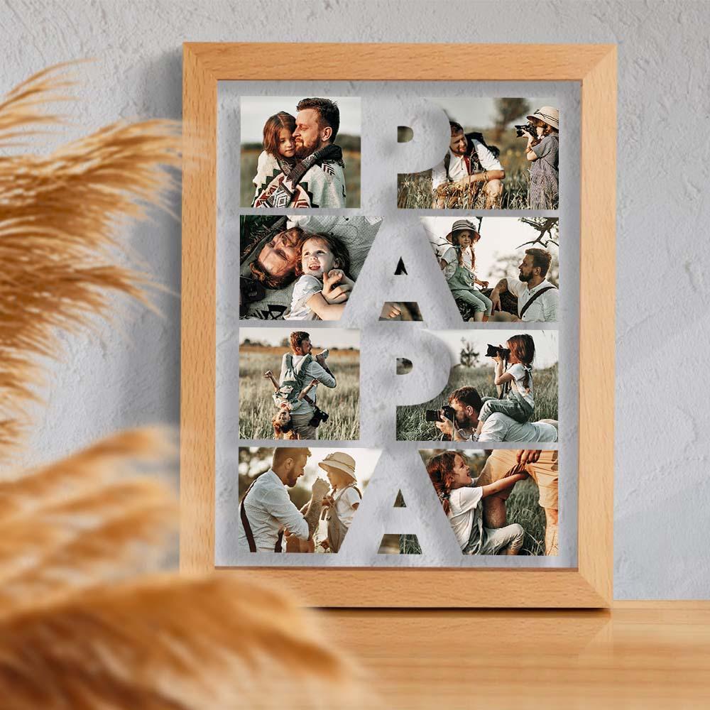 Father Photo Night Light