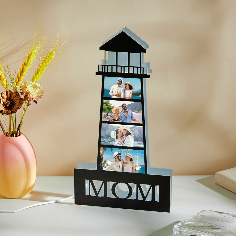Photo Lighthouse Night Light