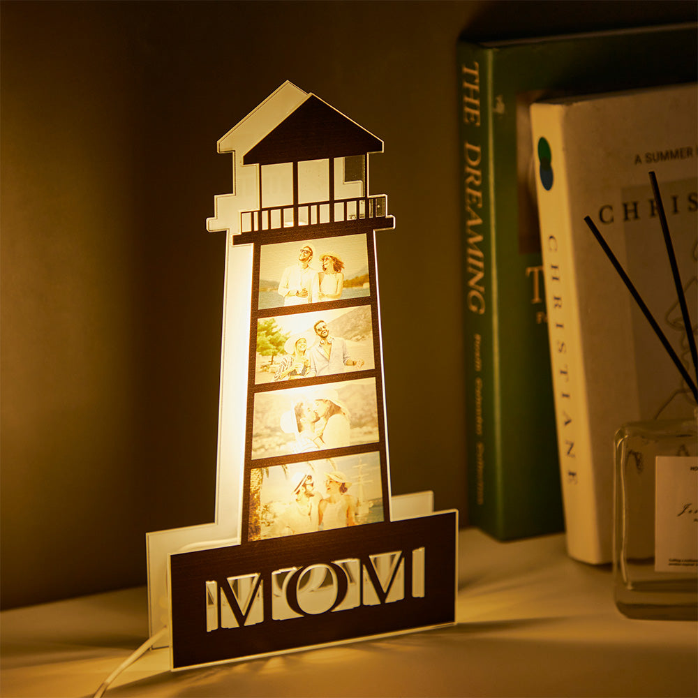 Photo Lighthouse Night Light