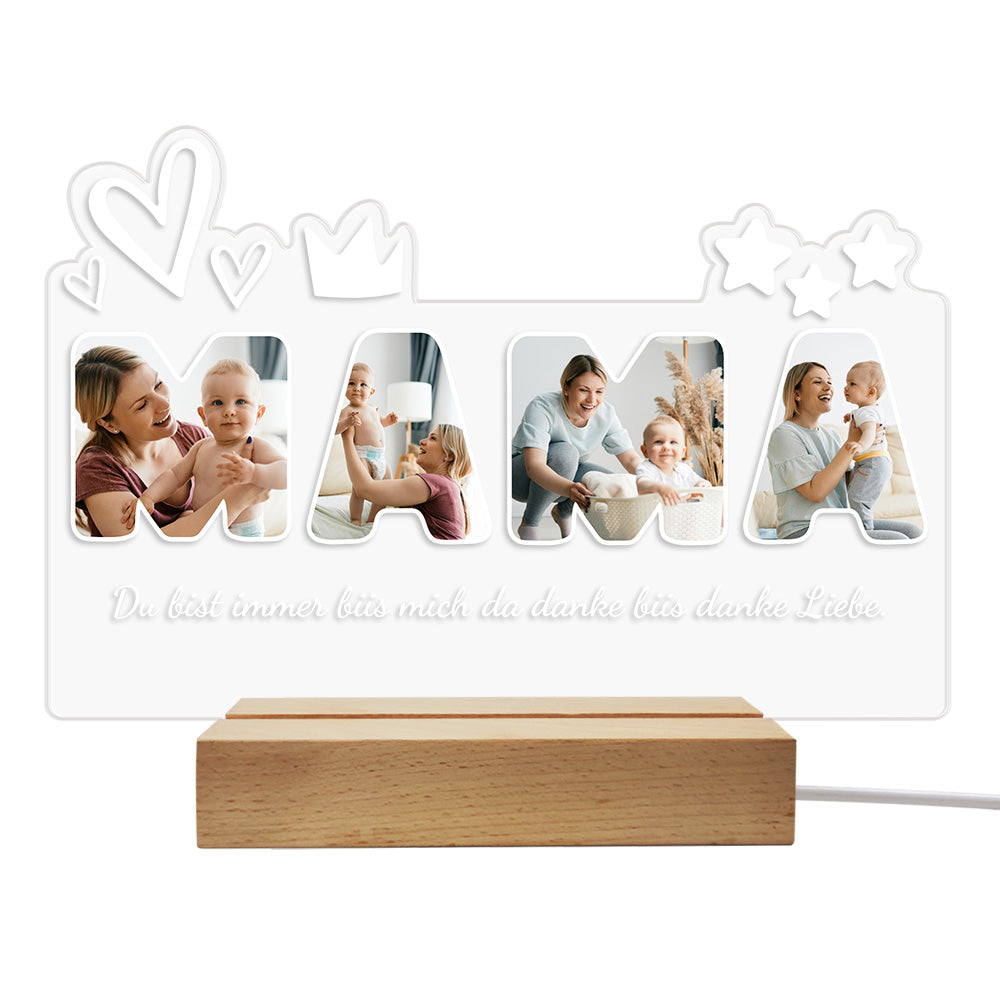 Mama Photo Night Light