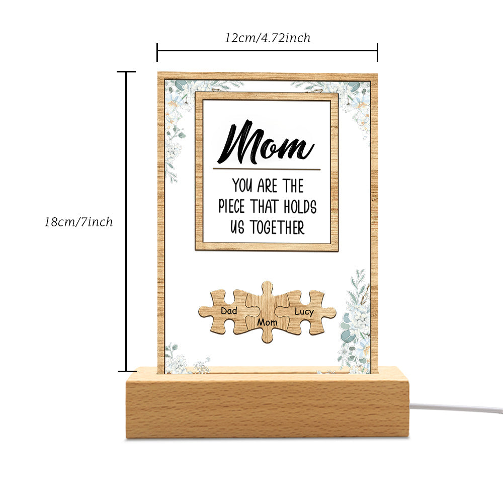 Dad’s Puzzle Piece Night Light